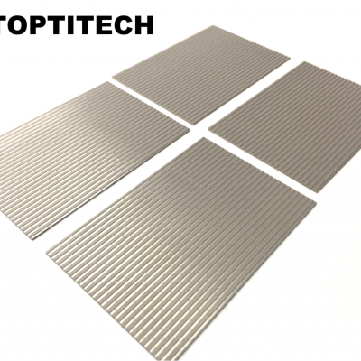 Titanium micro porous flow channel plates