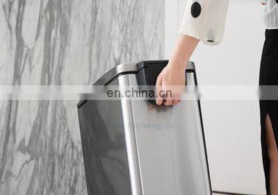 45L Stainless Steel Step Bin Rectangular Trash Can