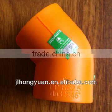 2013 Widely-used PPR pipe fitting/45 degree elbow for cold and hot potable piping system