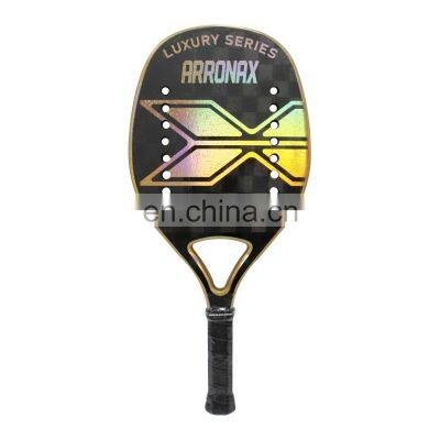 2024 Arronax Factory OEM Custom Holographic Print Tennis Beach Racket