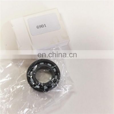 Good Popular Full Ceramic Silicon Nitride Ball Bearing 6901 size 12x24x6mm Si3N4 Material bearing 6901 with high quality