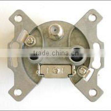 Wall Socket. Terminal. Input for Coaxial Cable. SAT, TV and Radio Outputs.