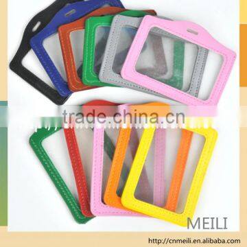 Clear waterproof soft plastic id card holder,id badge holders