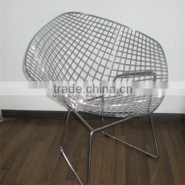 2016 Worldwide market chromed plated frame living room bertoia chair