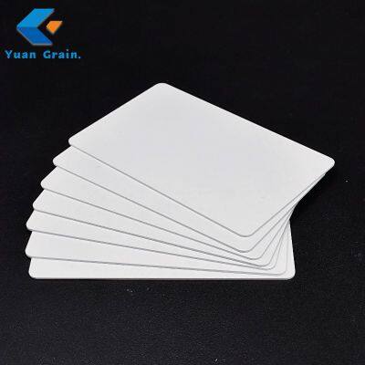 NFC 213/215 White PVC Card Waterproof RFID Card NFC Communication Interface 13.56MHz Frequency Made Plastic White Matte Material