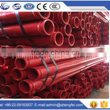 Single layer ST52 concrete pump pipe for staionary pump