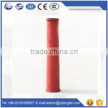 Wear resistant concrete pump reducing pipe