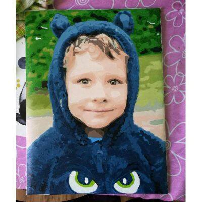 Custom paint by number Paint your own photo