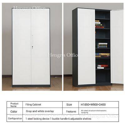 Environment-Friendly Powder Coating Office Archive Storage Steel Cabinet With Quality Locks for Factories & Workshops photo-1