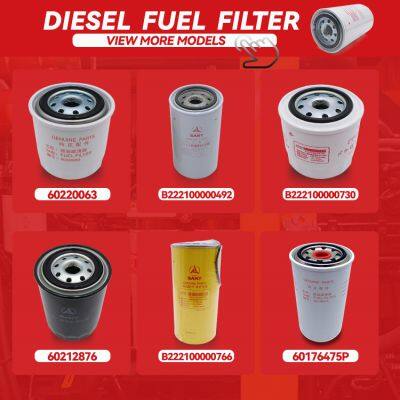 SANY Fuel Water Separator Filter 60205961 Excavator Fuel Filter Fuel Filter-60310823 photo-6