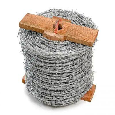 Hot Dipped Galvanized 50kg Barbed Wire for Farm Field Fence