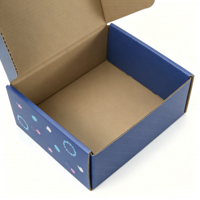 Custom Printed Corrugated Mailer Box With Cute Baby Pattern