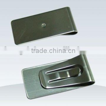 Cheap factory custom logo metal money clip