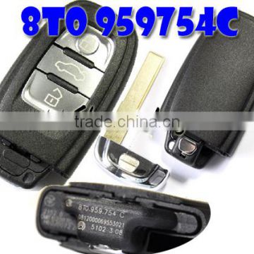 Best quality Audi A4L,Q5 Remote Control 3 Button(8T0959754C)Genuine Remote