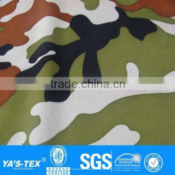 4 way stretch printed wholesale camo fabric