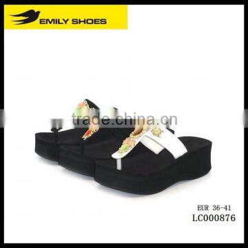 Lady' multi-color diamond EVA slipper