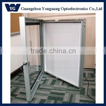 Single sided outdoor advertising frames, outdoor lighted sign boxes