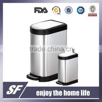 10L/40L Stainless Steel Slow close Pedal Bin Garbage Bin Step Bin Trash cans Waste Bin