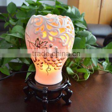 Himalayan Salt Lamp with Ceramics
