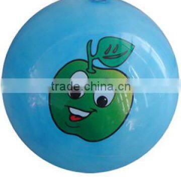 Inflatable plastic sticker ball for kids