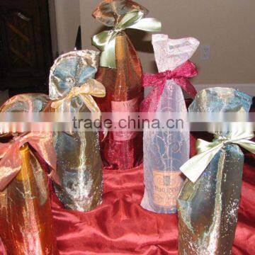 Wine Paper Bag Printed Wine Bottle Holding Bag