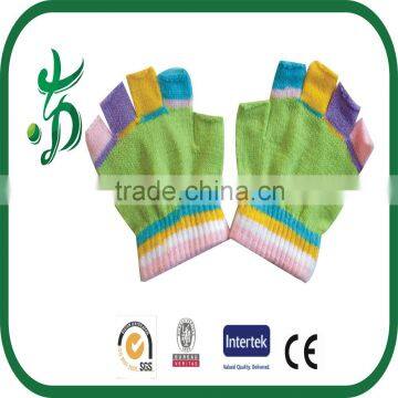 Kids Hot Sell Cheap Knitted Winter Glove Custom Fingerless Glove Cool Fingerless Glove