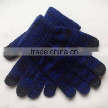 Ladies Knitted Gloves Touch Screen Stripe Gloves Texting Capacitive Smartphone photo-3