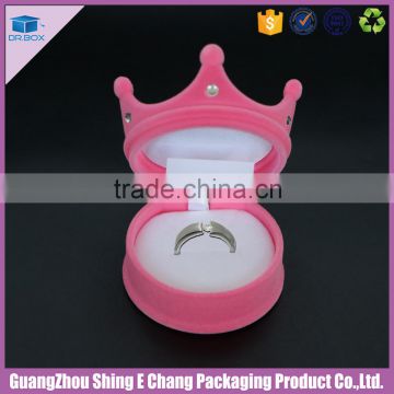 Decorative cardboard jewelry box special cardboard jewelry box, pink ring gift box