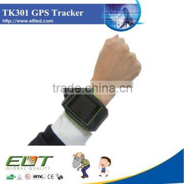 TK301 waterproof sos panic botton portable wrist gps child locator bracelet