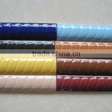 100x25mm 200X25mm Ceramic Border Bon Bon Tiles for Indonesia Keramik