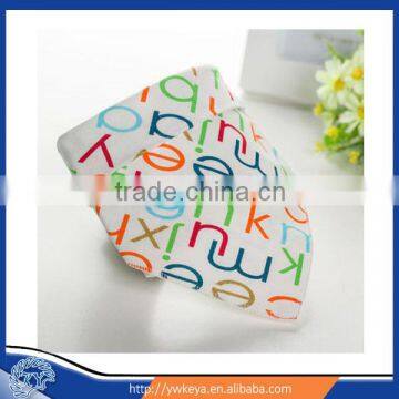 2016 Promotional Cute Soft Cotton Baby Bandana Bibs,good quality cotton triangle Baby Bibs wholesale