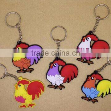 Fashion Style Custom Logo Promotional Rubber Keychain photo-4