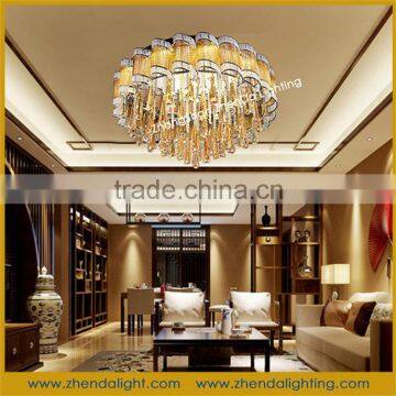 K9 crystal ceiling light led with CE/ROHS/FCC ceiling lamp crystal