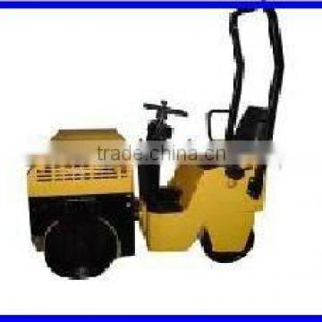 hydraulic mini road roller,ride-on double drum roller,Japan engine and bearing 9HP,Max.working weight 710kgs,CE certification