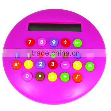 2014 promotional gift colourful calculator