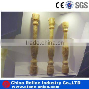 cheap dark yellow onyx flower vase