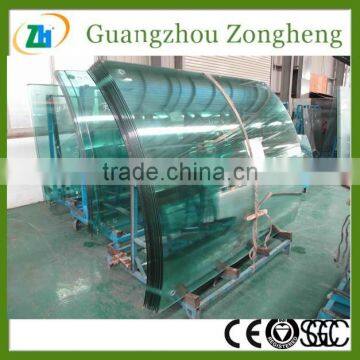 Safety Flat/Curve Tempered Glass For Railing Partitions Stair Balustrades & Handrails Price per Square Meter photo-4