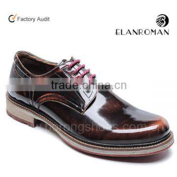 Deby style classical patent leather casual shoes