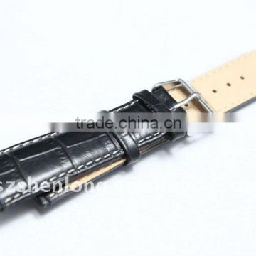 crocodile real leather strap