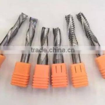 CNC solid tungsten carbide 4 flutes spiral router bits up cut and down cut