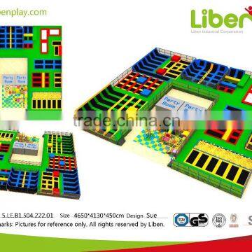 Popular use indoor playground new desgin selling trampoline is used in