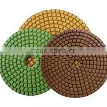 Resin Bonded Sunflower Polish Floor Concrete Wet Dry Diamond Pad photo-3