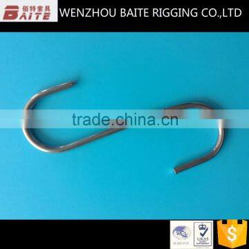 6MM S Meta Hook Zinc Plated S-Shaped Spring Hook Rigging Hardware In China