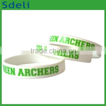 customized new fashion silicone wrist bands for company advertising