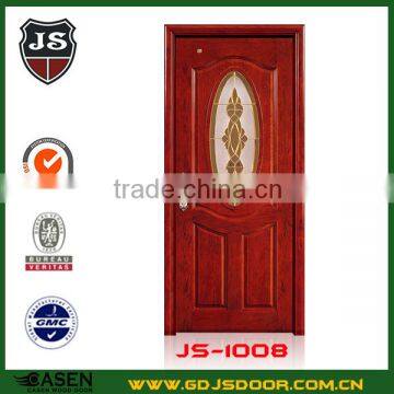 Melamine Finish Walnut Wood Interior Door photo-2