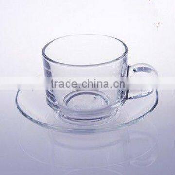 Heat-resistant glass cup