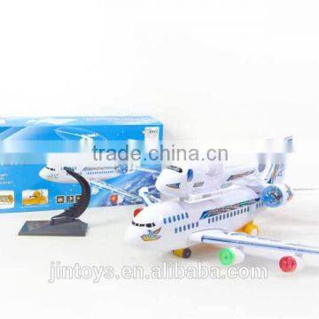 B/O bump&go double airplane with ligh music airplane toy AB006025