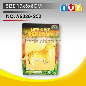 Rubber Animal Set TPR Soft Dog Toy for Kis