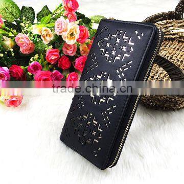 High Quality Wholesale New Fashion Black PU Embossed Women Wallet Famous Designer Brand Wallet photo-5