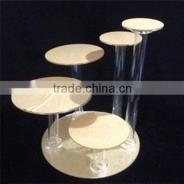 Clear Plastic Customed Cake Display Stand for Promotion and Birthday photo-3